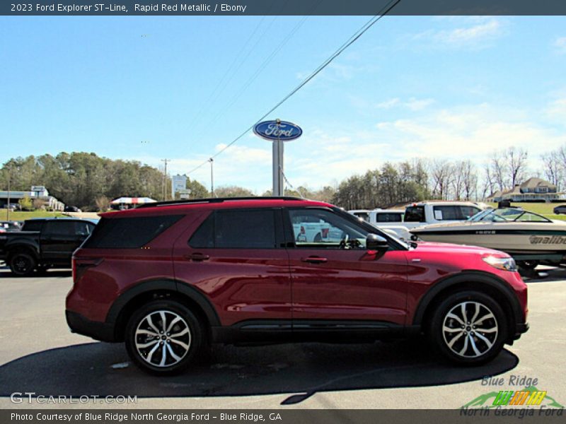 Rapid Red Metallic / Ebony 2023 Ford Explorer ST-Line