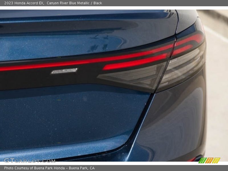 Canyon River Blue Metallic / Black 2023 Honda Accord EX