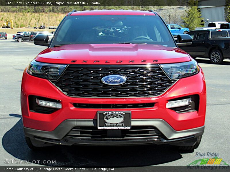 Rapid Red Metallic / Ebony 2023 Ford Explorer ST-Line