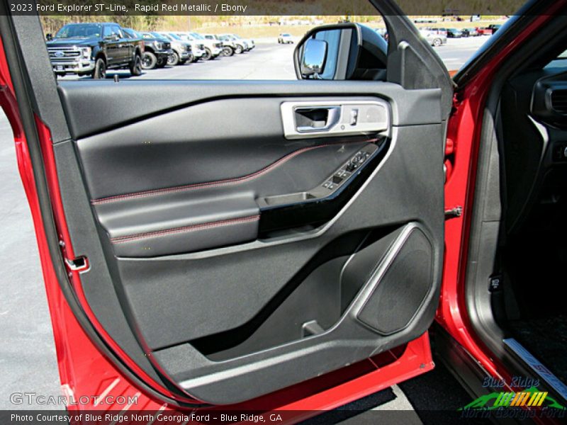 Rapid Red Metallic / Ebony 2023 Ford Explorer ST-Line
