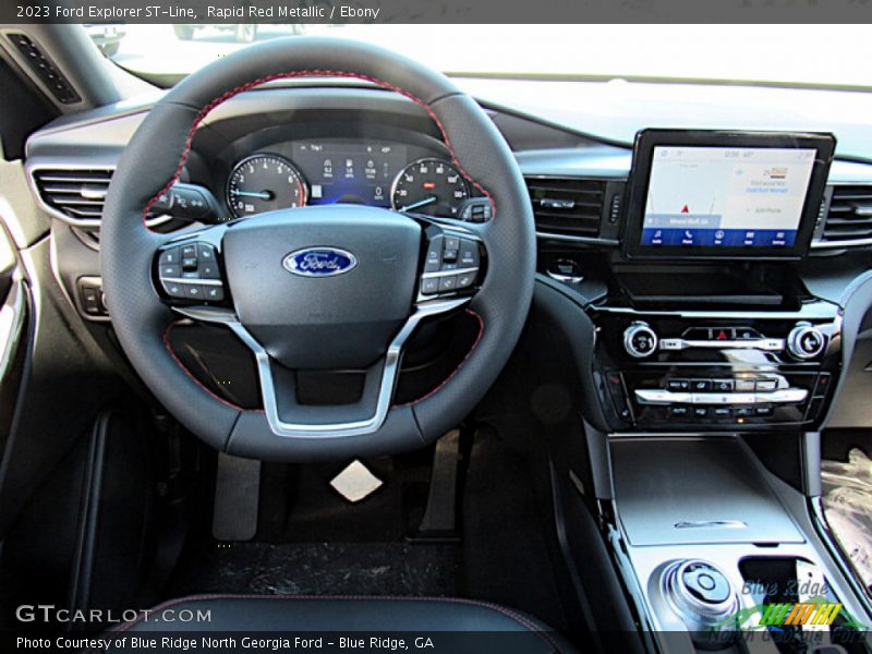 Dashboard of 2023 Explorer ST-Line