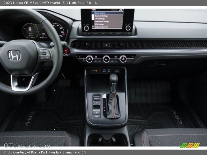 Dashboard of 2023 CR-V Sport AWD Hybrid