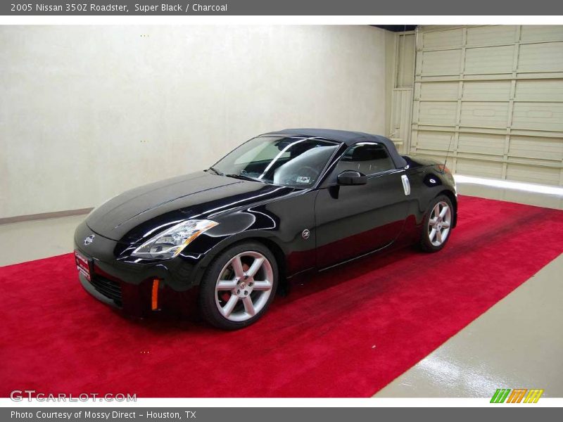 Super Black / Charcoal 2005 Nissan 350Z Roadster