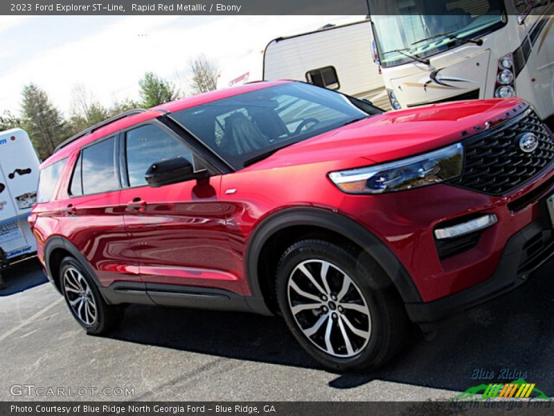 Rapid Red Metallic / Ebony 2023 Ford Explorer ST-Line