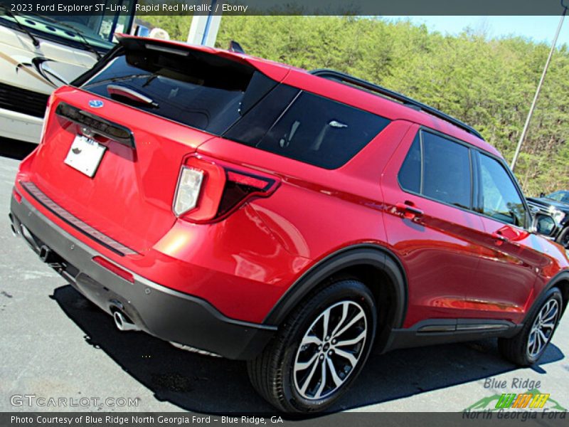 Rapid Red Metallic / Ebony 2023 Ford Explorer ST-Line