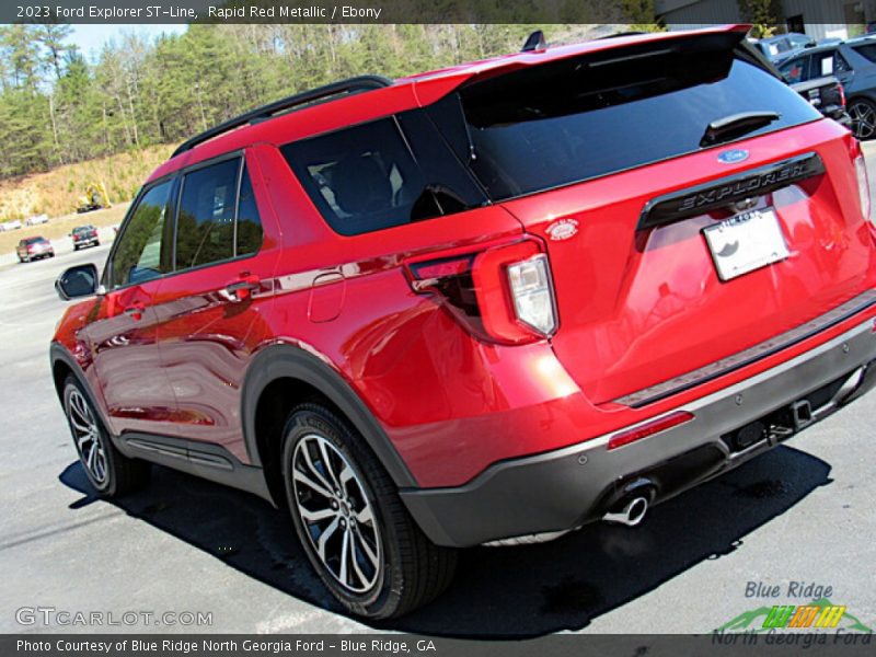 Rapid Red Metallic / Ebony 2023 Ford Explorer ST-Line