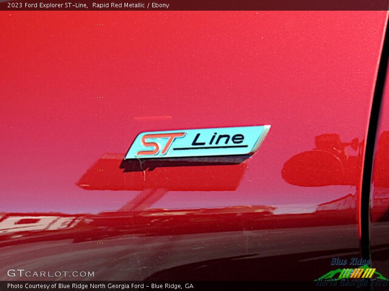 Rapid Red Metallic / Ebony 2023 Ford Explorer ST-Line