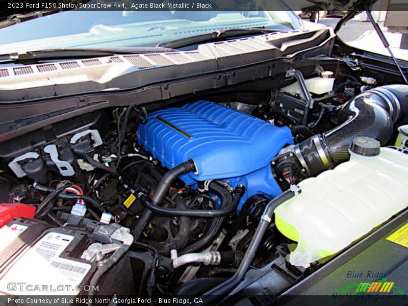  2023 F150 Shelby SuperCrew 4x4 Engine - 5.0 Liter Supercharged DOHC 32-Valve Ti-VCT V8