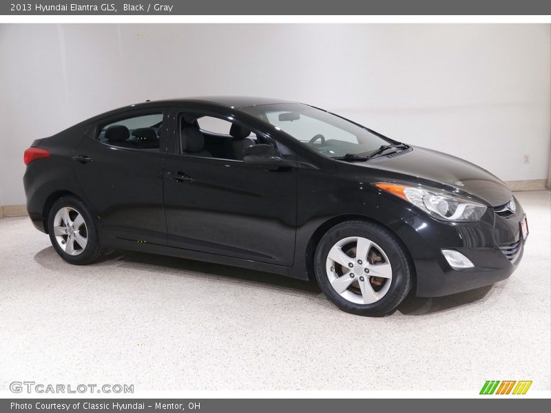 Black / Gray 2013 Hyundai Elantra GLS