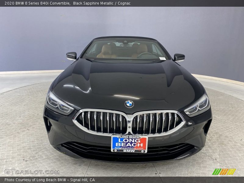 Black Sapphire Metallic / Cognac 2020 BMW 8 Series 840i Convertible