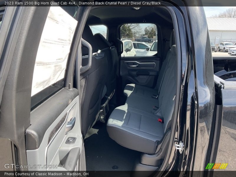 Diamond Black Crystal Pearl / Diesel Gray/Black 2023 Ram 1500 Big Horn Quad Cab 4x4