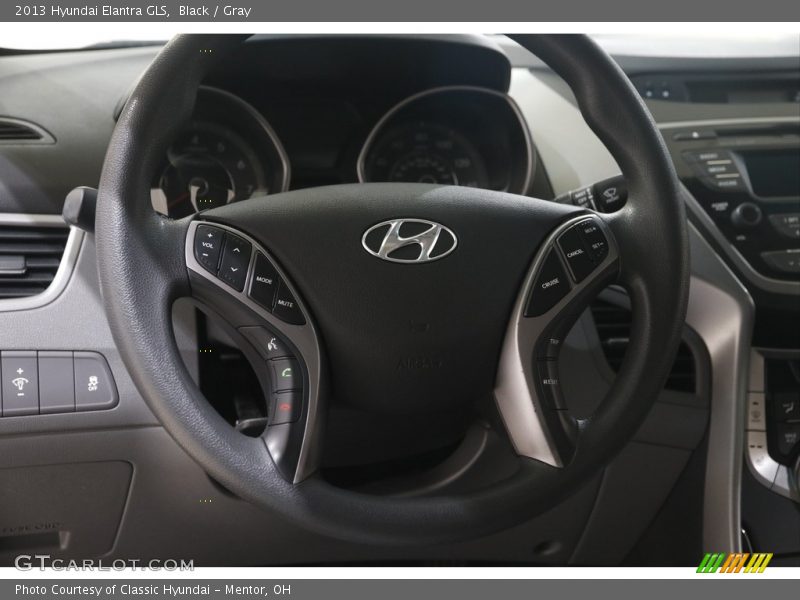 Black / Gray 2013 Hyundai Elantra GLS