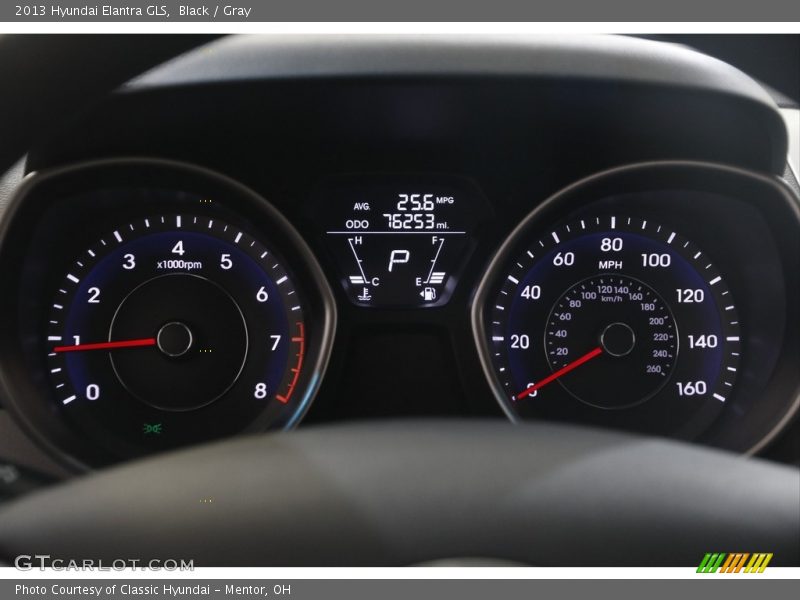 Black / Gray 2013 Hyundai Elantra GLS