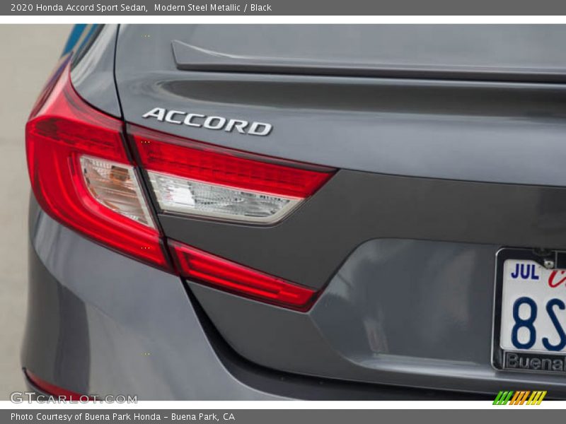 Modern Steel Metallic / Black 2020 Honda Accord Sport Sedan