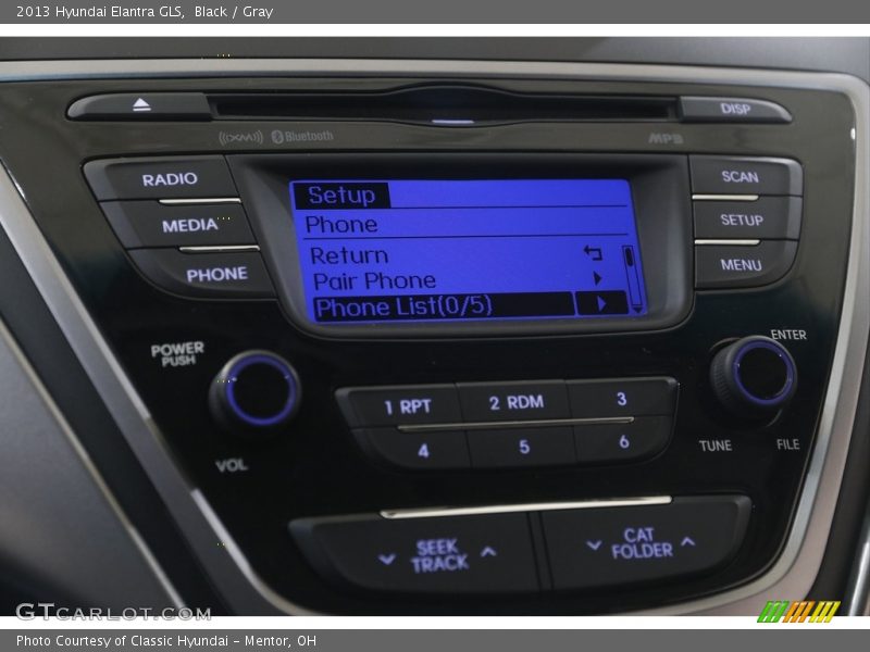 Black / Gray 2013 Hyundai Elantra GLS