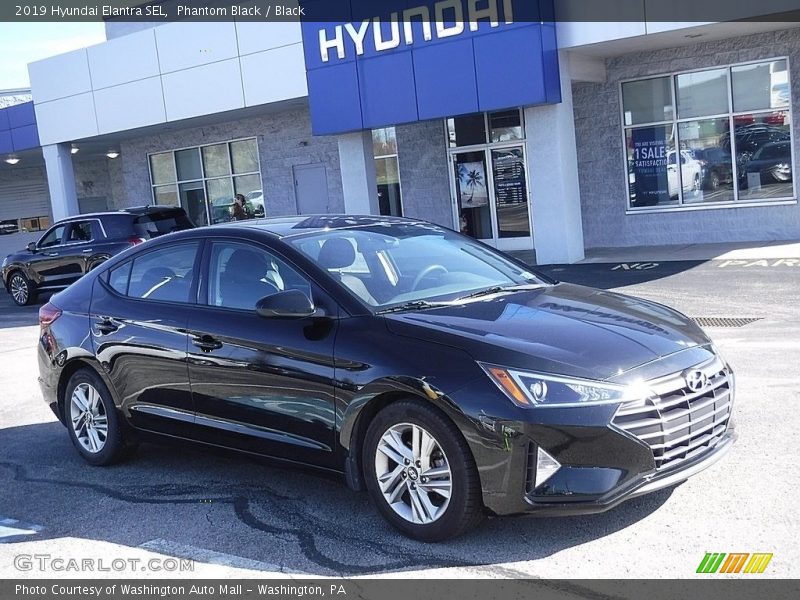 Phantom Black / Black 2019 Hyundai Elantra SEL