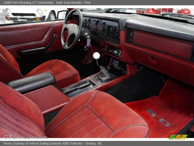 Front Seat of 1986 Mustang GT Convertible