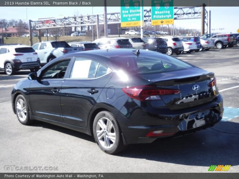 Phantom Black / Black 2019 Hyundai Elantra SEL