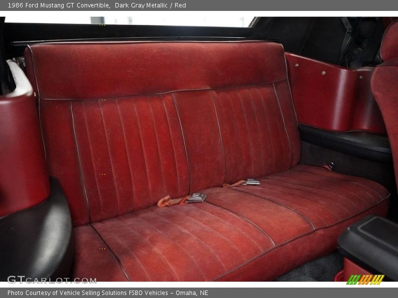 Rear Seat of 1986 Mustang GT Convertible