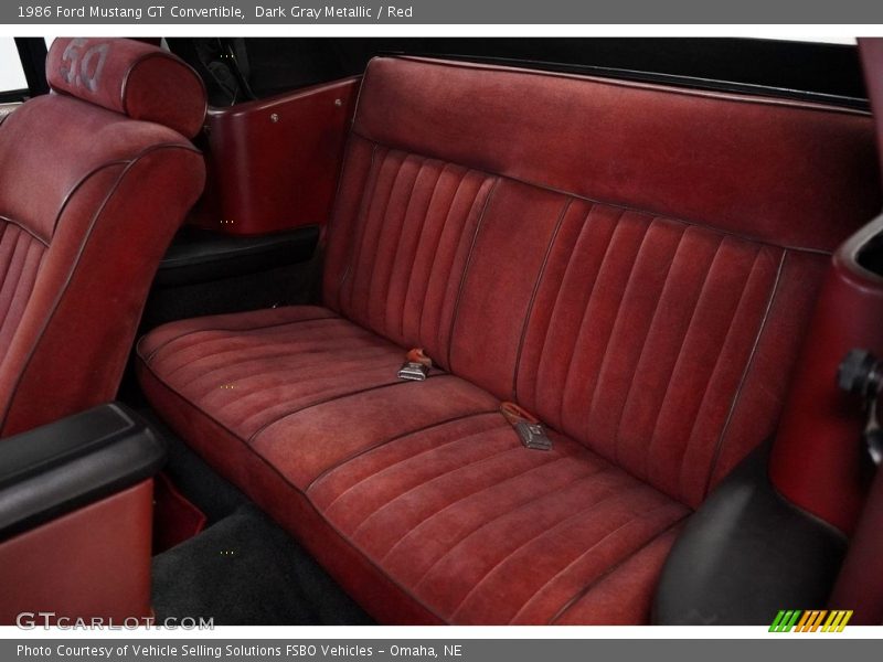 Rear Seat of 1986 Mustang GT Convertible