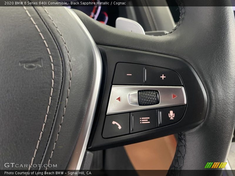 Black Sapphire Metallic / Cognac 2020 BMW 8 Series 840i Convertible