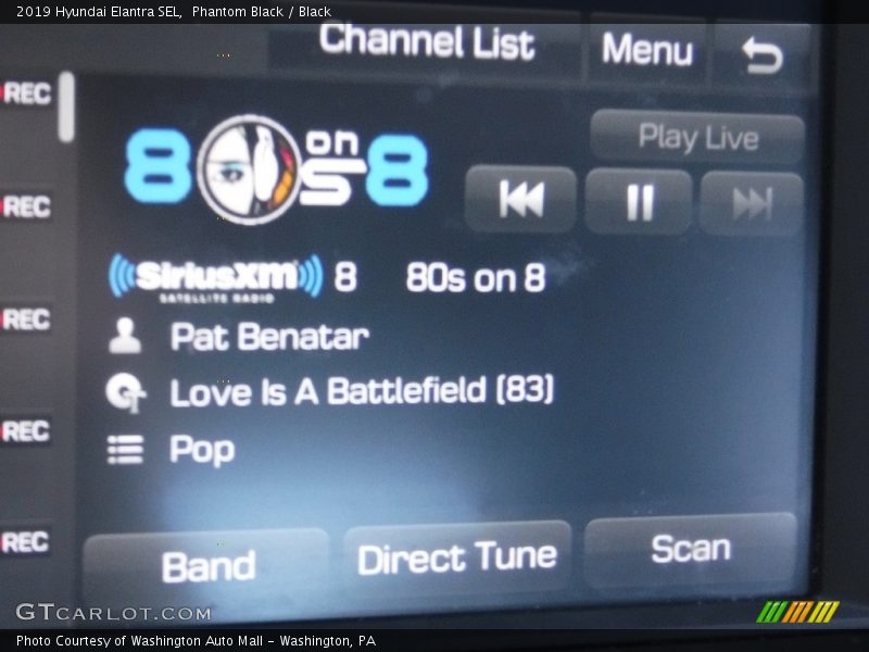 Phantom Black / Black 2019 Hyundai Elantra SEL