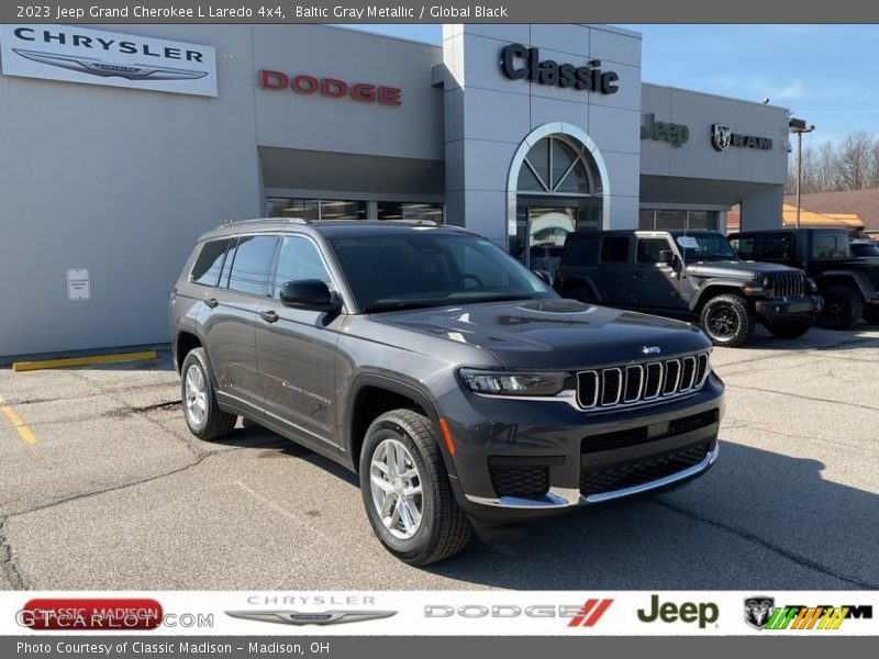 Baltic Gray Metallic / Global Black 2023 Jeep Grand Cherokee L Laredo 4x4