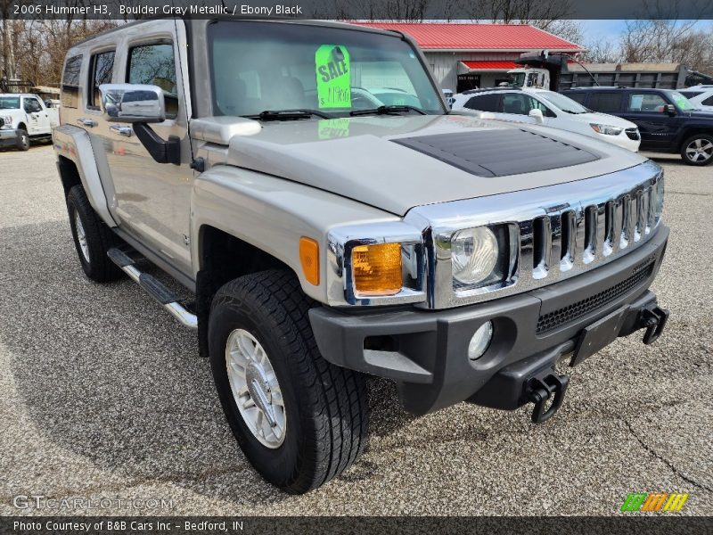 Boulder Gray Metallic / Ebony Black 2006 Hummer H3
