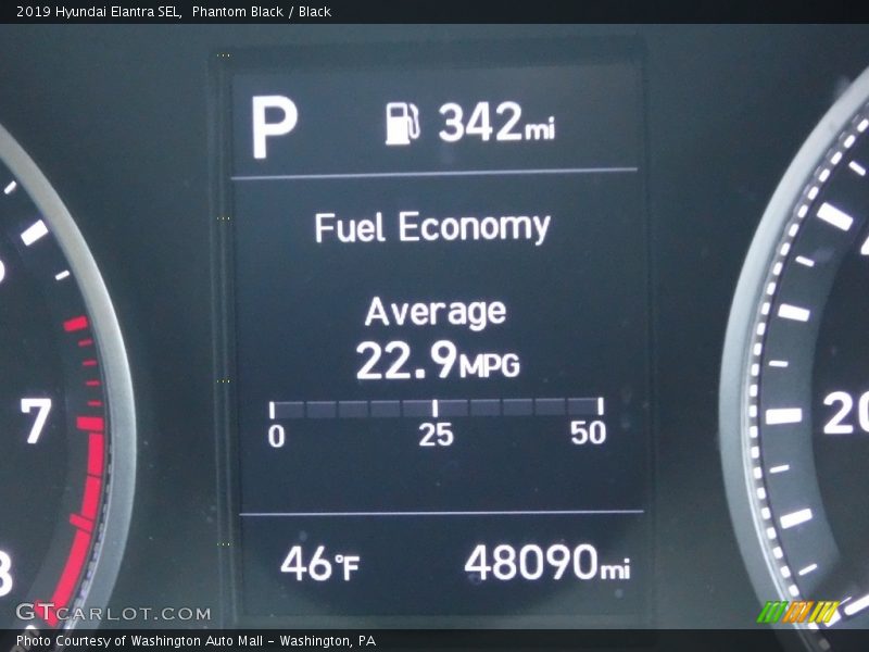 Phantom Black / Black 2019 Hyundai Elantra SEL