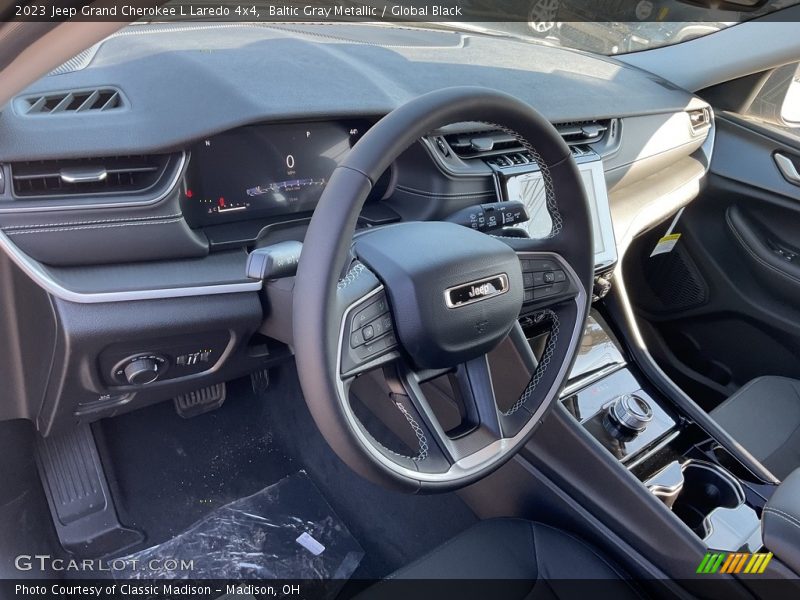 Baltic Gray Metallic / Global Black 2023 Jeep Grand Cherokee L Laredo 4x4