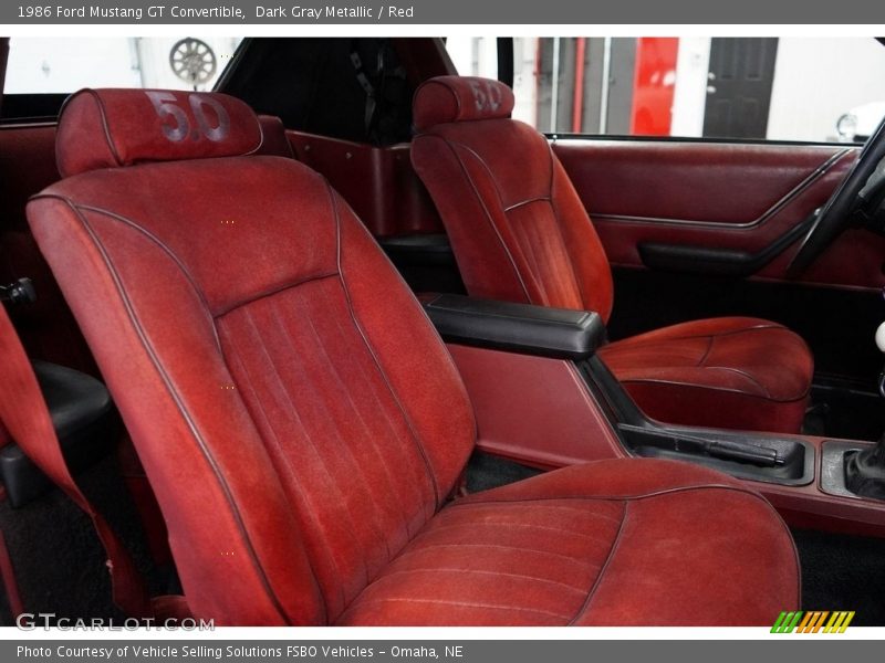 Front Seat of 1986 Mustang GT Convertible