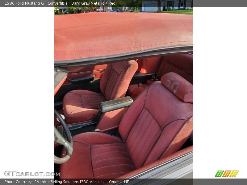 Front Seat of 1986 Mustang GT Convertible