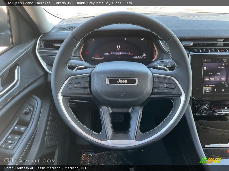 Baltic Gray Metallic / Global Black 2023 Jeep Grand Cherokee L Laredo 4x4