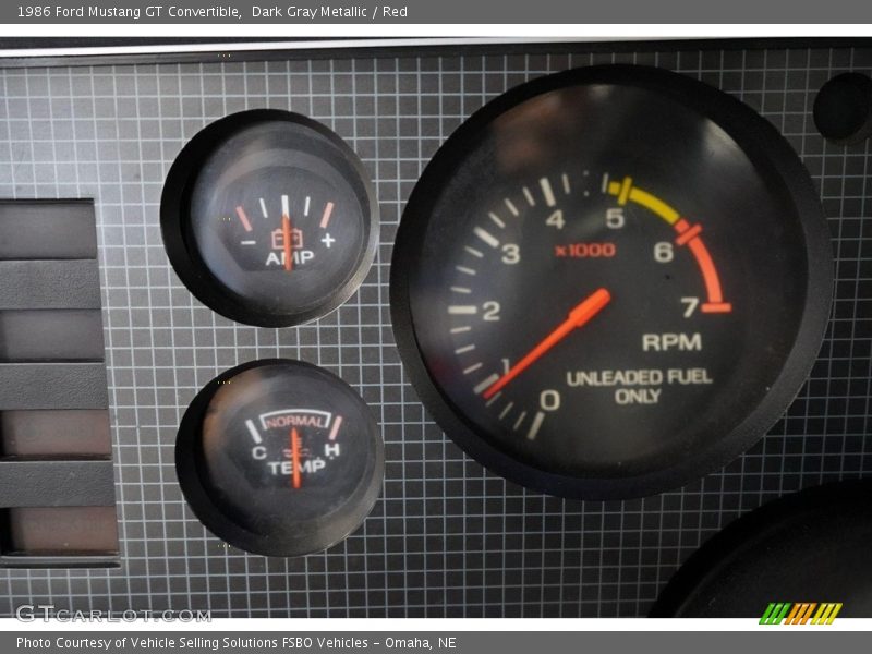  1986 Mustang GT Convertible GT Convertible Gauges