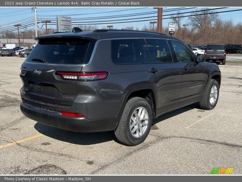 Baltic Gray Metallic / Global Black 2023 Jeep Grand Cherokee L Laredo 4x4