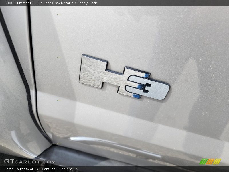 Boulder Gray Metallic / Ebony Black 2006 Hummer H3
