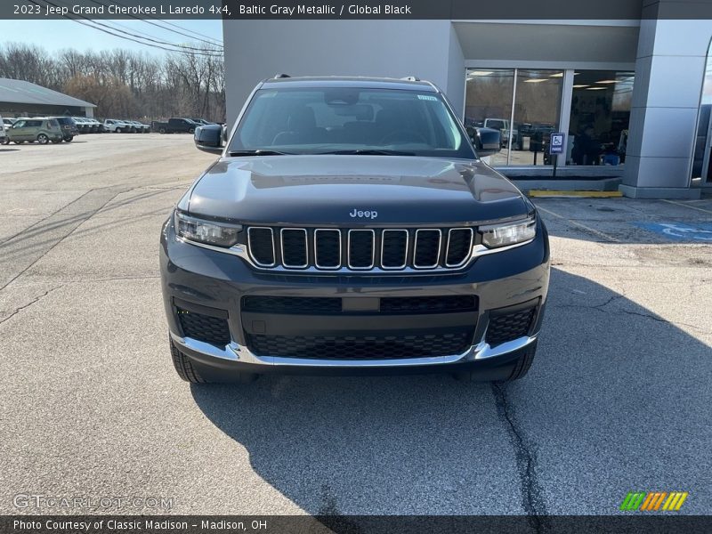 Baltic Gray Metallic / Global Black 2023 Jeep Grand Cherokee L Laredo 4x4
