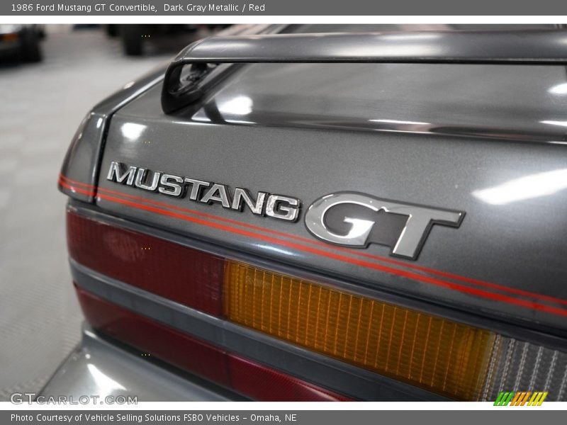  1986 Mustang GT Convertible Logo