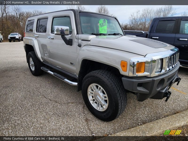 Boulder Gray Metallic / Ebony Black 2006 Hummer H3