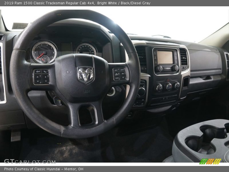 Bright White / Black/Diesel Gray 2019 Ram 1500 Classic Tradesman Regular Cab 4x4
