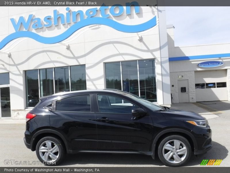 Crystal Black Pearl / Black 2019 Honda HR-V EX AWD