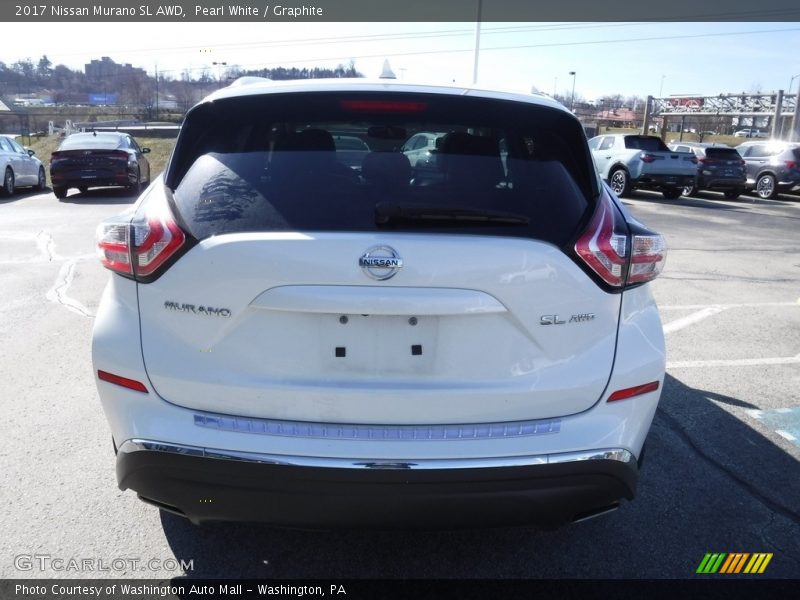 Pearl White / Graphite 2017 Nissan Murano SL AWD