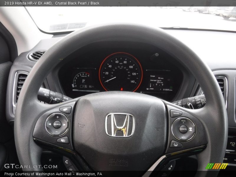 Crystal Black Pearl / Black 2019 Honda HR-V EX AWD