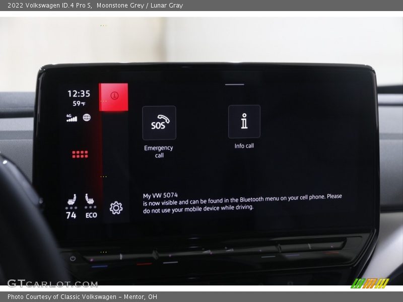 Controls of 2022 ID.4 Pro S