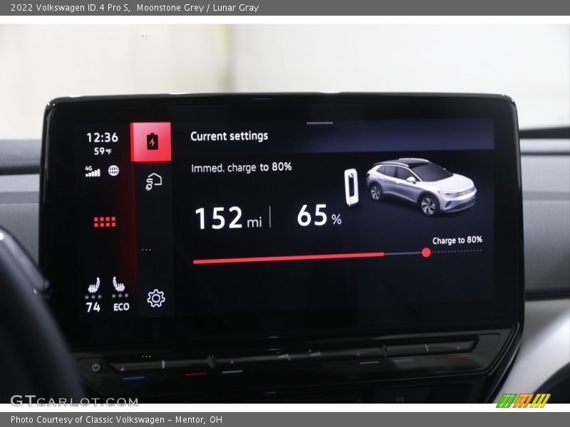 Controls of 2022 ID.4 Pro S