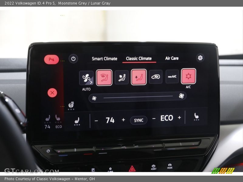 Controls of 2022 ID.4 Pro S