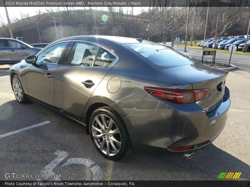 Machine Gray Metallic / Black 2020 Mazda MAZDA3 Premium Sedan AWD