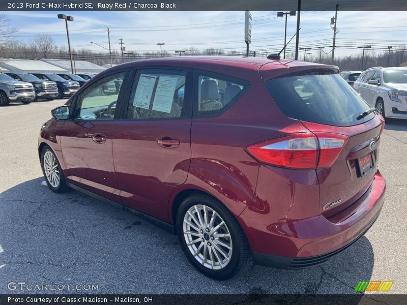 Ruby Red / Charcoal Black 2013 Ford C-Max Hybrid SE