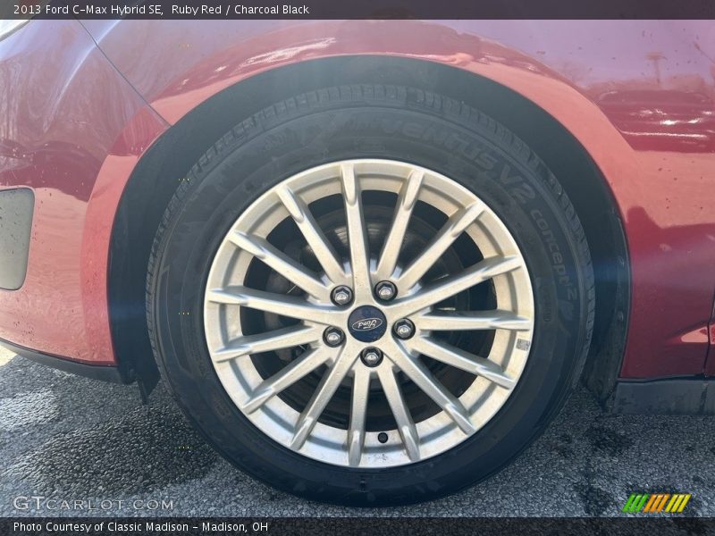 Ruby Red / Charcoal Black 2013 Ford C-Max Hybrid SE