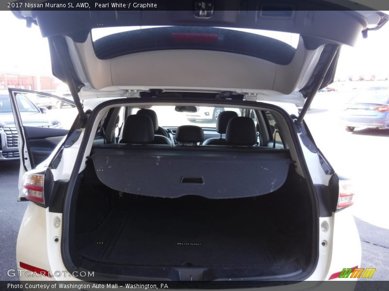 Pearl White / Graphite 2017 Nissan Murano SL AWD